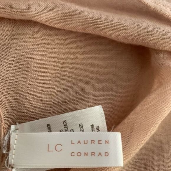 Lauren Conrad Kimono Cardigan With Floral Embroidery - Picture 2 of 12